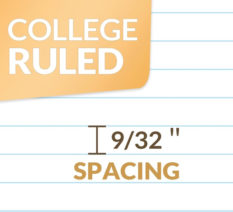 SUNEE Spiral Notebooks, 6 Pack, 1-Subject, College Ruled Paper, 8" x 10-1/2", 70 Sheets per Notebook, Assorted Aesthetic Colors Spiral Notebooks for School - Image 3